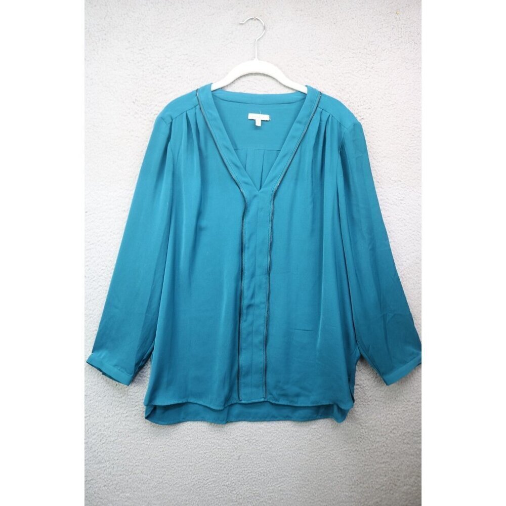 Calvin Klein Jeans Long Sleeve Satin Blouse-Size XL-Office‎